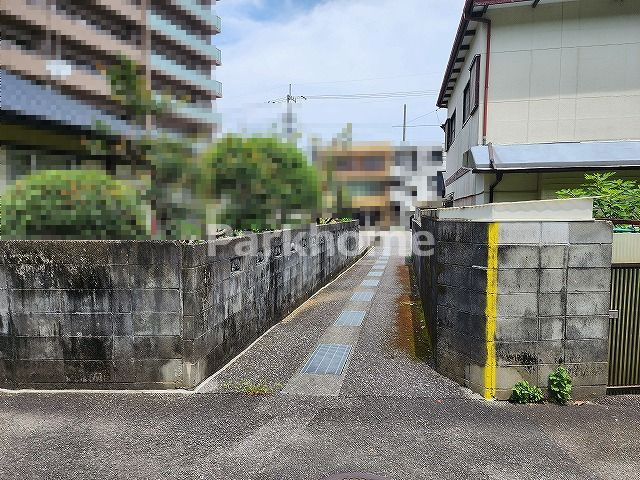 高知市北高見町　土地の前面道路含む現地写真|北側接道