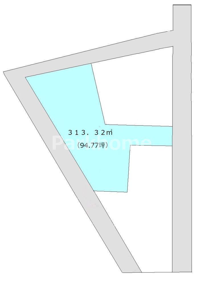 高知市北高見町　土地の土地図
