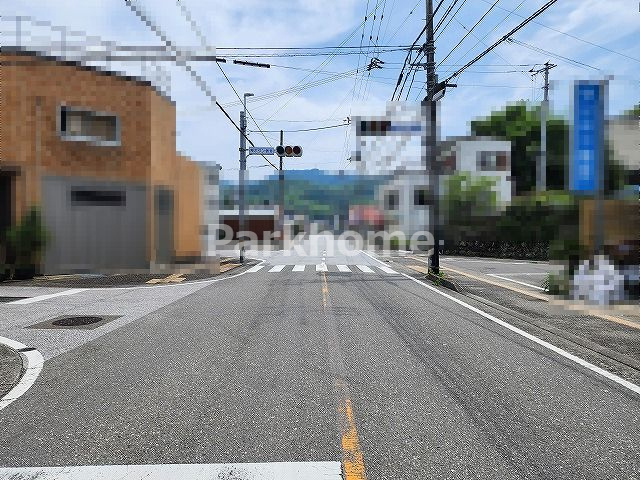 高知市北高見町　土地の前面道路含む現地写真|東側接道