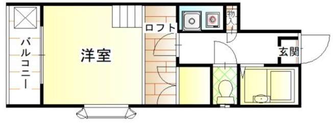 【間取り】 | レオパレス曰佐Ⅱ