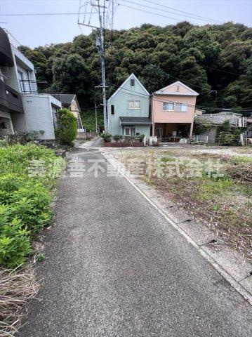 ６１１１７　岐阜市松山町土地の前面道路含む現地写真