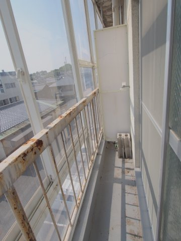 浜本マンションのバルコニー