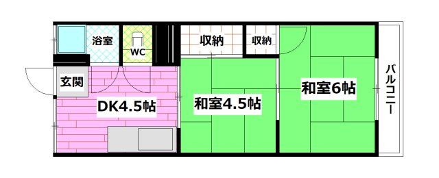 浜本マンションの間取り