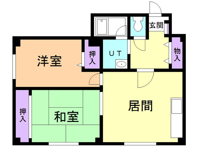 高橋マンションの間取り