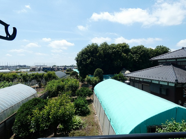 【展望】 | 南向きで日当たり良好。