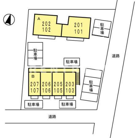 セジュール高畑 Ｂの玄関