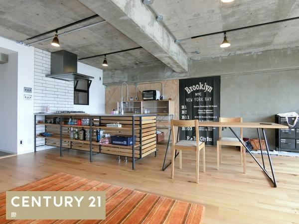 グランドハイツ太陽の居間・リビング|【キッチン】
来客時もおしゃべりをしながら料理ができる、嬉しい対面キッチン！