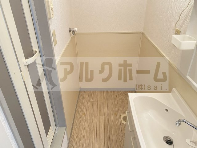 サンビレッジOKUNO(オクノ) Dの洗面所