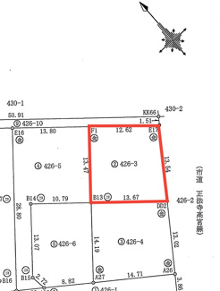 【土地図】 | ホームタウン大堀 第Ⅲ期