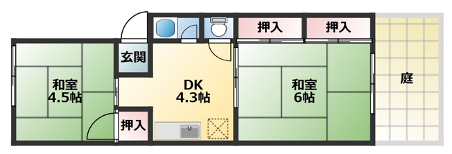 【間取り】 | 加賀ハイム