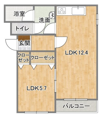 ヒーローマンション・シャラの間取り