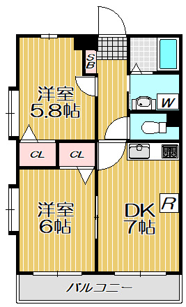 【間取り】 | コピエ五反田 | コピエ五反田