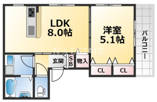 【間取り】 | KARIN新長田アネックス