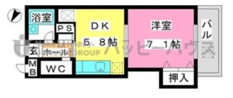 【間取り】 | ジュネス東大利