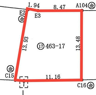 【土地図】 | ホームタウン大堀 第Ⅲ期