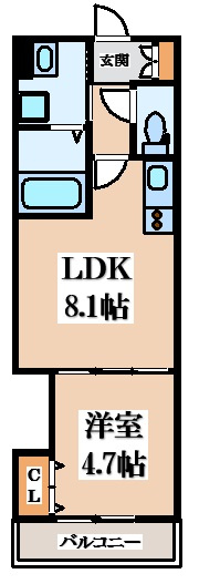 【間取り】 | ティアラ北巽