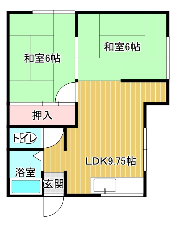 森口ビル（小橋内）の間取り