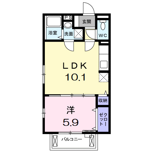 サニーヒルの間取り|間取図