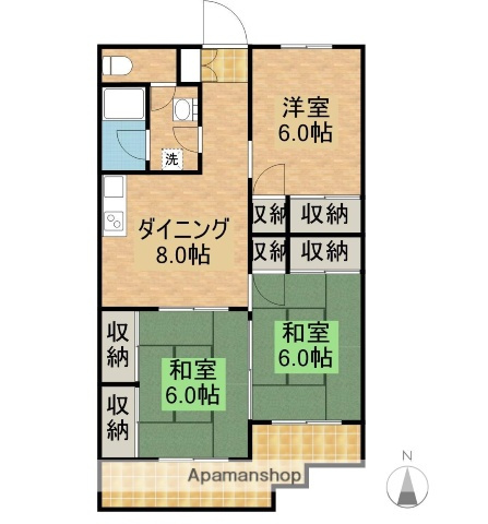 【間取り】 | 小山ハイツⅠ