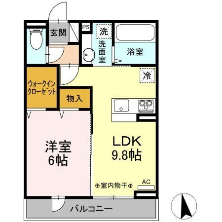 ボヌール西武立川の間取り