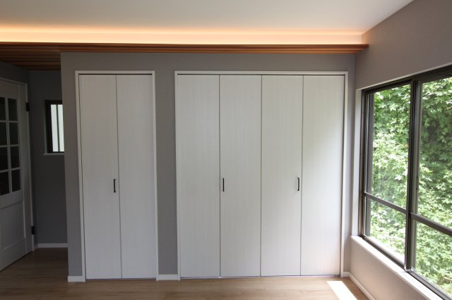 鎌倉市材木座戸建てリフォームの収納|たっぷりとした収納スペースです