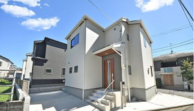 【外観パース】 | ◆全４棟南道路の陽当りの良い新築分譲◆藤沢市遠藤 | 角地につき陽当たり・風通し・開放感良好＼(^o^)／