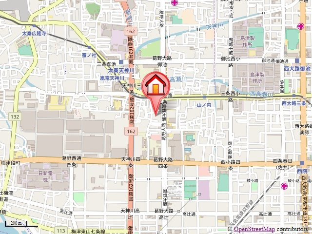 ヴィヴィセレサ壱番館の地図