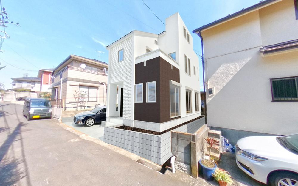 保土ケ谷区鎌谷町305-18新築戸建ての外観パース|建物完成予想図です、完成が楽しみですね