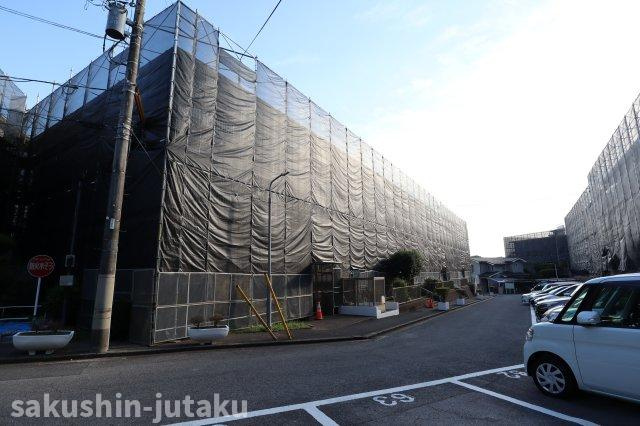 勝田台ファミリーハイツ　１階専用庭付の外観|勝田台ファミリーハイツＪ棟　人気の１階専用庭付き　耐震基準適合証明書取得可