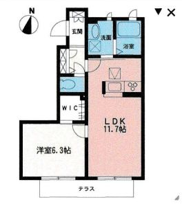 【間取り】 | 若宮ハイツ坂下 | 「若宮ハイツ坂下」の間取りです