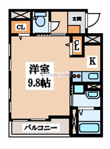 【間取り】 | クロワール長田