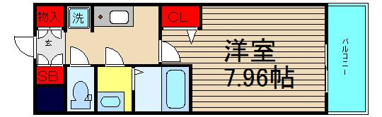 ラヴィータ難波元町の間取り
