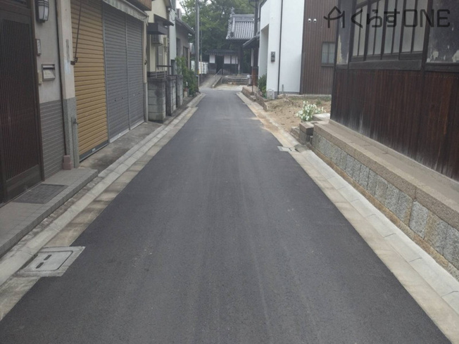 【前面道路含む現地写真】 | 姫路市網干区新在家／売土地