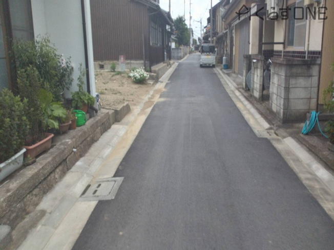 【前面道路含む現地写真】 | 姫路市網干区新在家／売土地