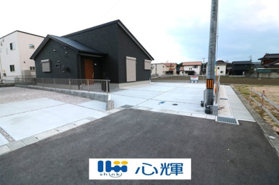 【前面道路含む現地写真】 | サンコート防府市下右田（1号地） | 現地（2023年12月20日撮影）
