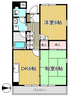 【間取り】 | メゾンブランシュ1号館