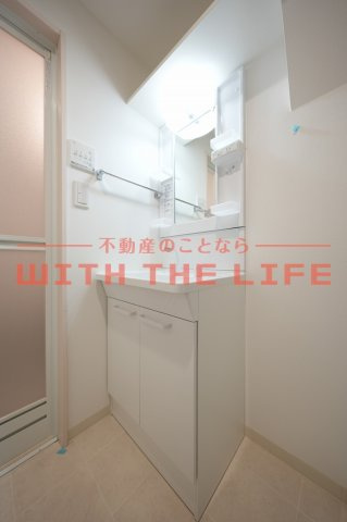 CB久留米カーラ【キャッシュバック対象物件】の独立洗面台|独立洗面化粧台が付いています