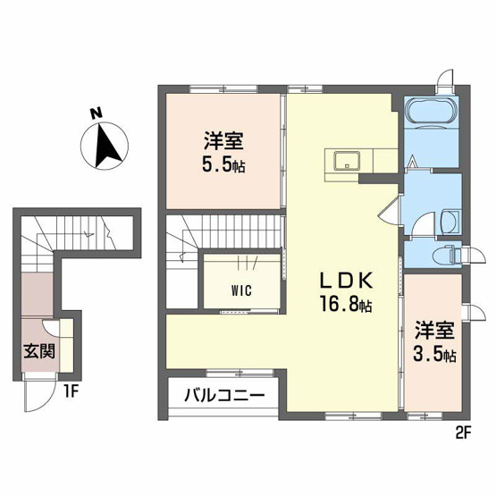 【間取り】 | シャーメゾンノウミ
