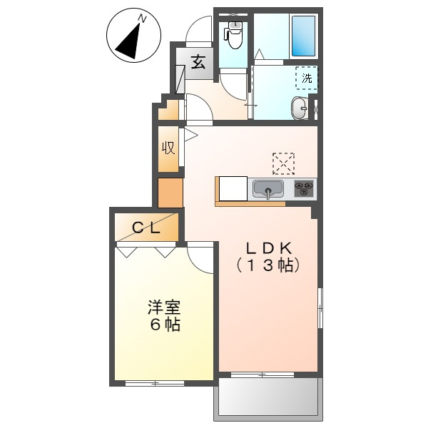 サンリットひかりの間取り
