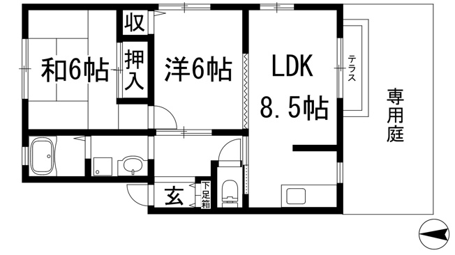 【間取り】 | ファミーユ村上
