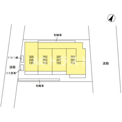 【区画図】 | 第８グリーンハイツ