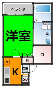 仲介手数料0円！！スターホワイトの間取り