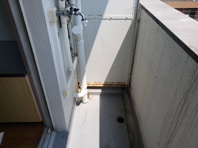垂水農住団地5号棟の展望|洗濯機置場☆神戸市垂水区　垂水農住団地　賃貸☆
