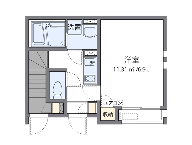 【間取り】 | クレイノお花茶屋