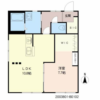 【洋室】 | フローラル古城 B棟 | 【フローラル古城 B棟】