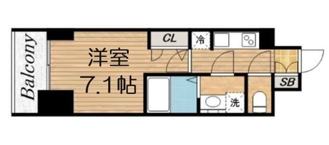 【間取り】 | S-RESIDENCE堺筋本町Deux