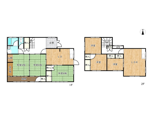 【間取り】 | 相生市山手2丁目／中古戸建