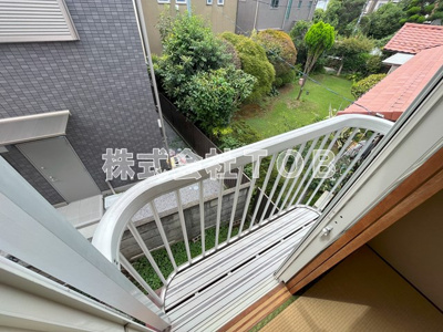 【バルコニー】 | 重原メゾネット | バルコニー　和室