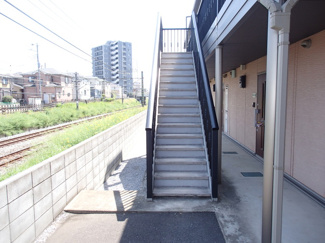 共用階段です♪