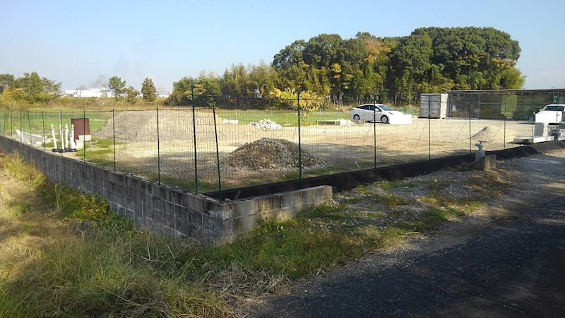 安城市柿碕町下リ坂の売地の外観